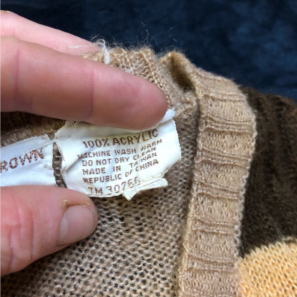 Vintage Arpeja Retro Sweater Organically Grown Acrylic No Flaws - Picture 4 of 13